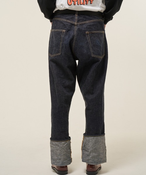 EFFECTEN(エフェクテン)の「【EFFECTEN】TYPE-6 DENIM PANTS(デニムパンツ・メンズ・インディゴブルー・MEDIUM/LARGE)」の3枚目の写真
