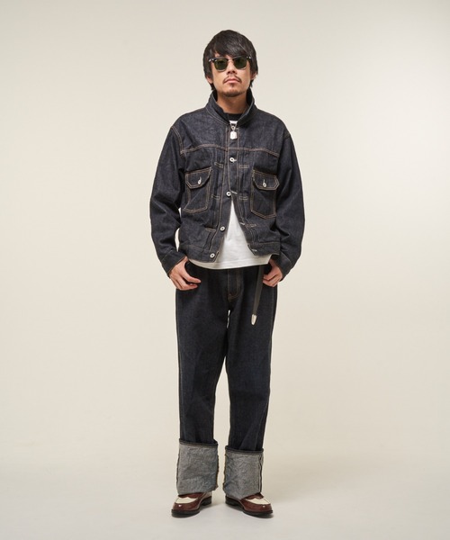 EFFECTEN(エフェクテン)の「【EFFECTEN】TYPE-6 DENIM PANTS(デニムパンツ・メンズ・インディゴブルー・MEDIUM/LARGE)」の11枚目の写真