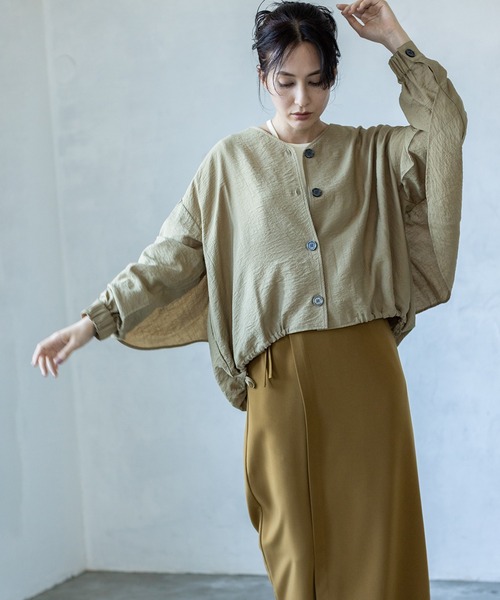 オズモーシス（OSMOSIS）/バックギャザーブラウス セール】バックギャザーブラウス（シャツ/ブラウス）｜OSMOSIS