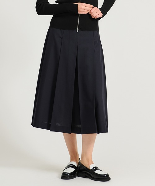 セール】ESTNATION / ボックスプリーツフレアスカート（スカート