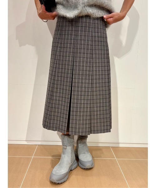 セール】ESTNATION / ボックスプリーツフレアスカート（スカート