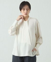 CAST ブラウス　ホワイト 半袖シャツ Mサイズ NEW GENTLEMAN（ニュージェントルマン）の「トロミ オーバー