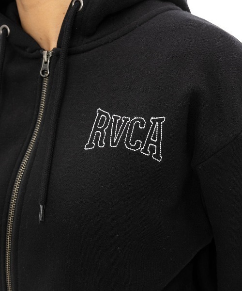 RVCA(ルーカ)の「【RVCA/ルーカ】24AW RVCA STITCH ZIP HOOD/バックプリントロゴプルオーバーパーカー・フーディー(パーカー・レディース・ブラック・MEDIUM)」の4枚目の写真