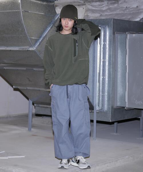 MANASTASH（マナスタッシュ）の「MANASTASH/マナスタッシュ/CANVAS MANATROOPER PT（カーゴパンツ・メンズ・ライトグレー/ブラック/タン・L/XL/S/M）」の12枚目の写真