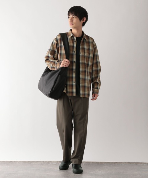 GLOBAL WORK（グローバルワーク）の「アーバンシャツ/576419（シャツ/ブラウス・メンズ・チャコールグレー/ブラック/オリーブ/ブラウン系/ブラック系1/モカ/ブルー・XXL/XL/L/S/XS/M/3XL）」の16枚目の写真