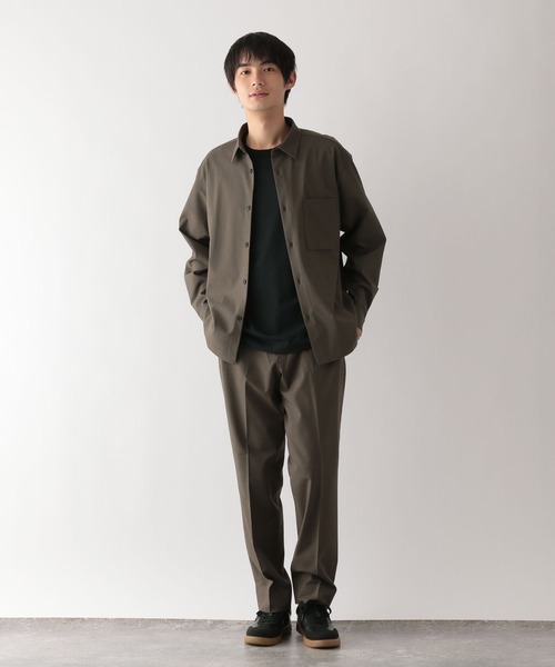 GLOBAL WORK（グローバルワーク）の「アーバンシャツ/576419（シャツ/ブラウス・メンズ・チャコールグレー/ブラック/オリーブ/ブラウン系/ブラック系1/モカ/ブルー・XXL/XL/L/S/XS/M/3XL）」の20枚目の写真