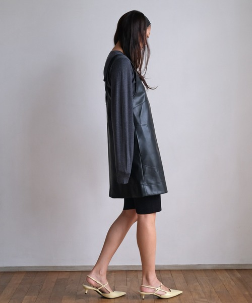 新品未使用⭐︎AKTE フェイクレザーミニワンピース フェイクレザーミニワンピース（ワンピース）｜AKTE（アクテ）の