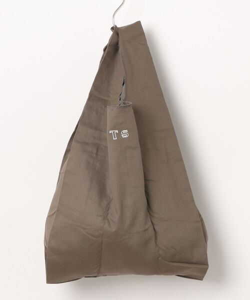 TODAY'S SPECIAL（トゥデイズスペシャル）の「【TODAY'S SPECIAL】WARM COTTON MARCHE BAG S ダークカーキ /361329（エコバッグ/サブバッグ・レディース・ミント・FREE）」の9枚目の写真