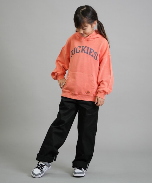 Dickies（ディッキーズ）の「【ムラサキスポーツ限定】Dickies/ディッキーズ DK Pigment dye hoodie キッズ パーカー 253K30M203（パーカー・キッズ・ブラック/オレンジ/グリーン・130cm/140cm/150cm/160cm）」の13枚目の写真