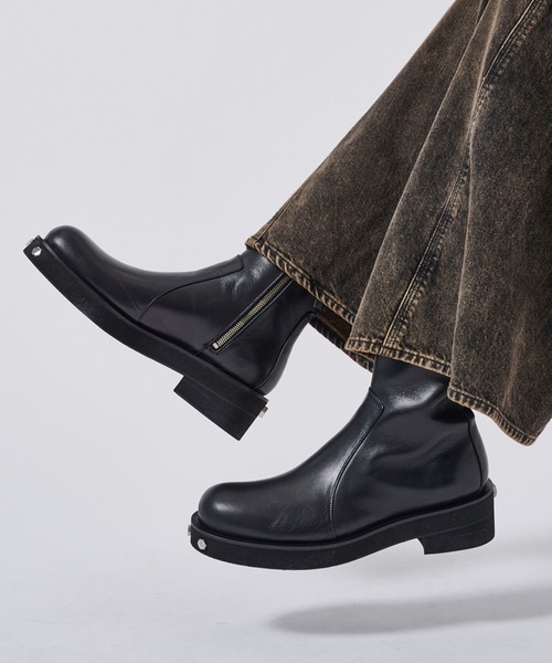 OUAT（オーユーエーティー）の「【OUAT】ASTRO ZIP BOOTS（ブーツ・メンズ・ブラック・41/42/43）」の9枚目の写真