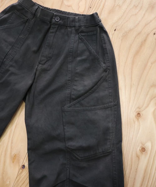 many men many mind(メニーメンメニーマインド)の「MANYMENMANYMINDS / ヴィンテージ加工コットンツイル/タックパンツ(チノパンツ・メンズ・カーキ/ブラウン/ブラック・LARGE/MEDIUM)」の13枚目の写真