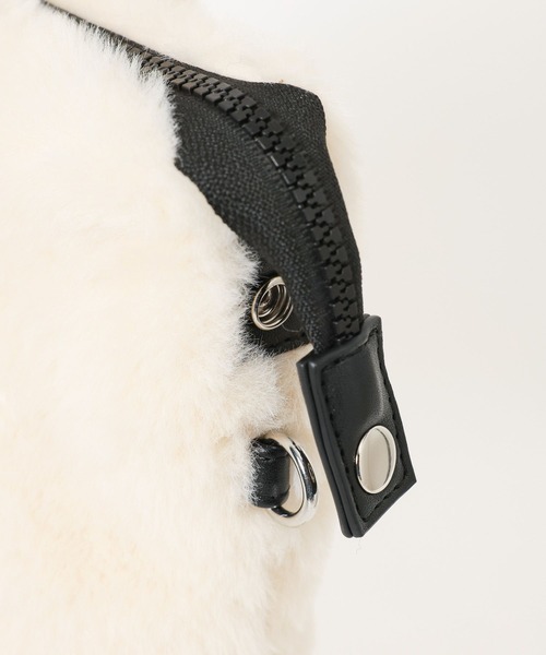 BAYFLOW(ベイフロー)の「【A4サイズ収納可能】チャーム付き3WAYファートート(トートバッグ・レディース・グレー/オフホワイト/ブラウン・FREE)」の19枚目の写真