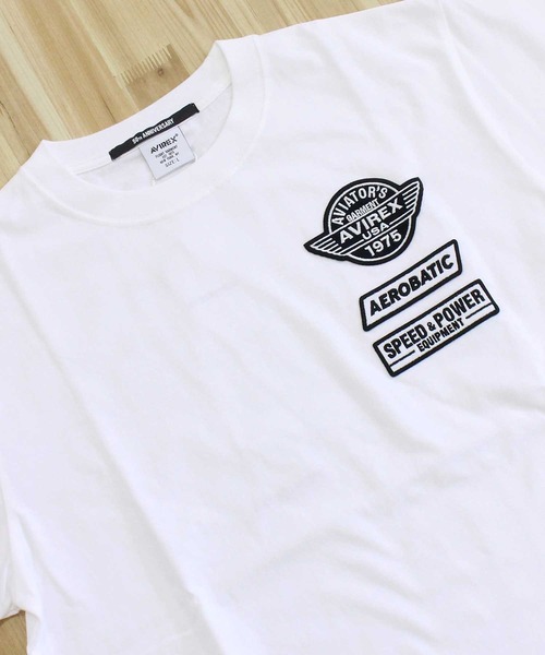 AVIREX(アヴィレックス)の「50th Anniversary T-SHIRT(Tシャツ/カットソー・メンズ・ホワイト/オレンジ/ブラック/オリーブ・L/XL/XXL/M)」の22枚目の写真