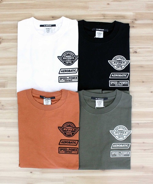 AVIREX(アヴィレックス)の「50th Anniversary T-SHIRT(Tシャツ/カットソー・メンズ・ホワイト/オレンジ/ブラック/オリーブ・L/XL/XXL/M)」の19枚目の写真