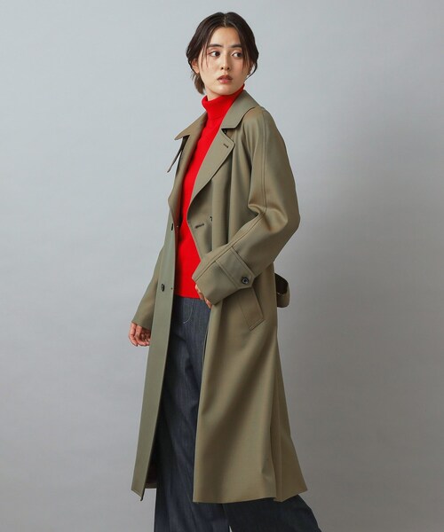 DRESSTERIOR（ドレステリア）の「ウールギャバアルスターコート（チェスターコート・レディース・ブラック/オリーブ・34/36/38）」の19枚目の写真