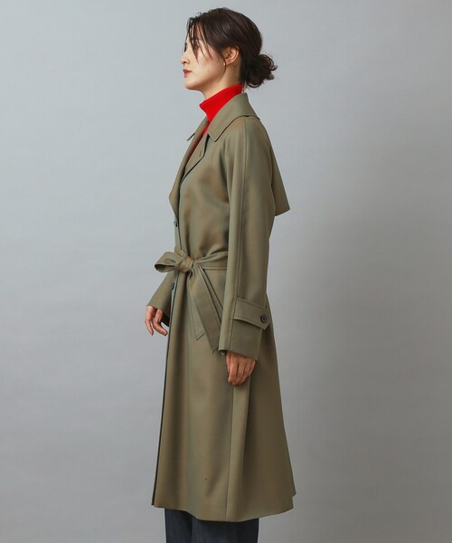 DRESSTERIOR（ドレステリア）の「ウールギャバアルスターコート（チェスターコート・レディース・ブラック/オリーブ・34/36/38）」の17枚目の写真
