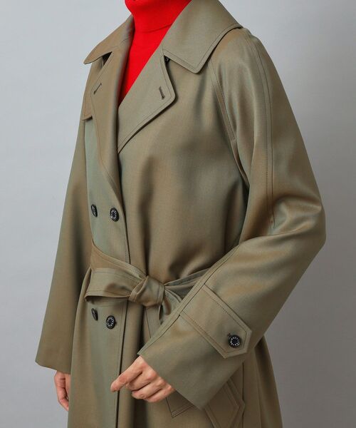 DRESSTERIOR（ドレステリア）の「ウールギャバアルスターコート（チェスターコート・レディース・ブラック/オリーブ・34/36/38）」の13枚目の写真