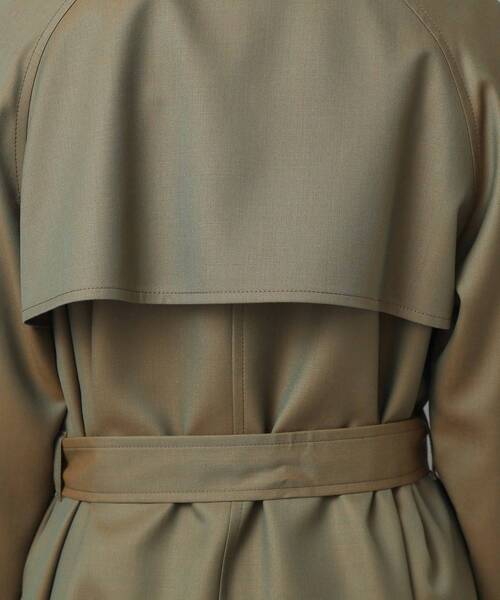 DRESSTERIOR（ドレステリア）の「ウールギャバアルスターコート（チェスターコート・レディース・ブラック/オリーブ・34/36/38）」の10枚目の写真