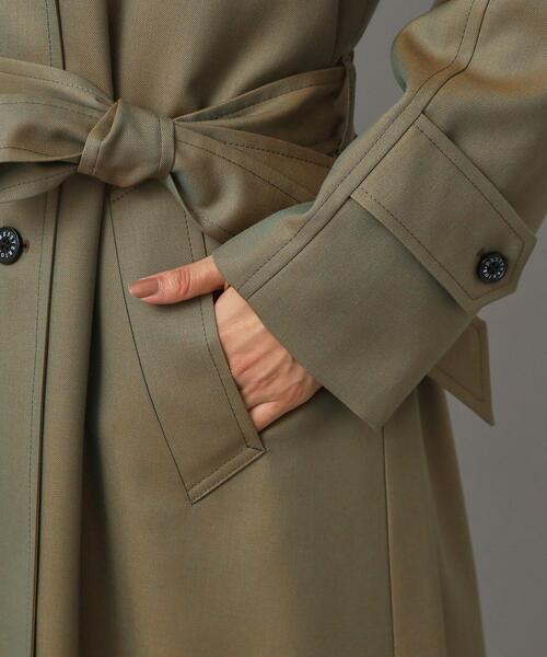 DRESSTERIOR（ドレステリア）の「ウールギャバアルスターコート（チェスターコート・レディース・ブラック/オリーブ・34/36/38）」の9枚目の写真