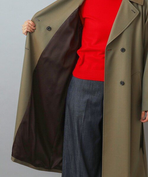 DRESSTERIOR（ドレステリア）の「ウールギャバアルスターコート（チェスターコート・レディース・ブラック/オリーブ・34/36/38）」の6枚目の写真