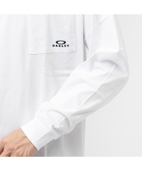OAKLEY(オークリー)の「オークリー ENHANCE HEAT COTTON TEE RELAX(Tシャツ/カットソー・メンズ・ブラック/ホワイト・M/L/LL/3L)」の6枚目の写真