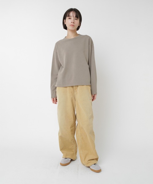 【グレージュ】M2566 ピグメントダイプルオーバー RNA-N｜M2566 ピグメントダイプルオーバー | Rakuten Fashion(楽天