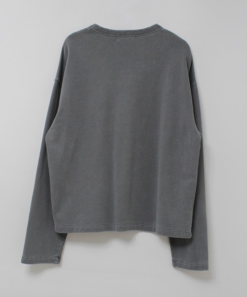 【グレージュ】M2566 ピグメントダイプルオーバー セール】M2566 ピグメントダイプルオーバー（Tシャツ/カットソー