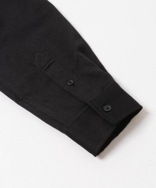 SENSE OF PLACE by URBAN RESEARCH(センスオブプレイスバイアーバンリサーチ)の「ウールライクバンドカラールーズシャツ(シャツ/ブラウス・メンズ・ネイビー/ベージュ系その他/ブラック/ライトベージュ/チャコールグレー・MEDIUM/LARGE)」の18枚目の写真