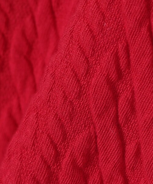 SHIPS（シップス）の「〈手洗い可能〉ケーブル ジャージー スキッパー プルオーバー（スウェット・レディース・ネイビー/レッド/オフホワイト/グレー・ONE SIZE）」の12枚目の写真