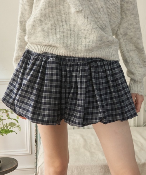 チェックバルーンスカート/check balloon skirt（スカート）｜Birthday