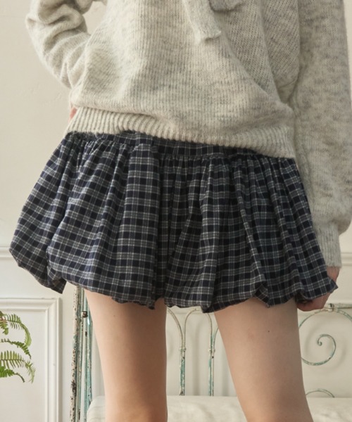 チェックバルーンスカート/check balloon skirt（スカート）｜Birthday