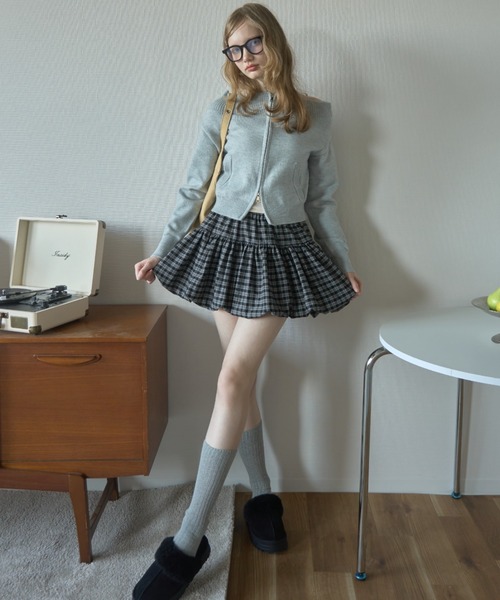 チェックバルーンスカート/check balloon skirt（スカート）｜Birthday
