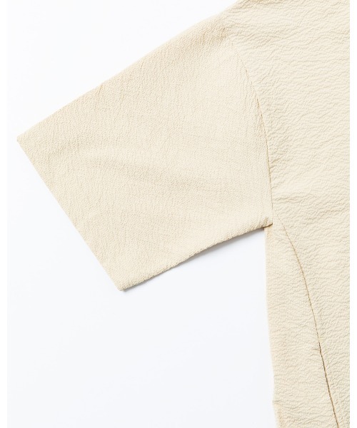 THOUSAND MILE（サウザンドマイル）の「[L's]SHORT SLEEVE OP SEERSUCKER/ショートスリーブワンピース シアサッカー（ワンピース・レディース・ブラック/ブラウン/ネイビー/イエロー・FREE）」の5枚目の写真