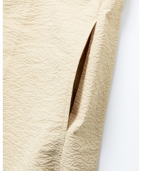 THOUSAND MILE（サウザンドマイル）の「[L's]SHORT SLEEVE OP SEERSUCKER/ショートスリーブワンピース シアサッカー（ワンピース・レディース・ブラック/ブラウン/ネイビー/イエロー・FREE）」の7枚目の写真