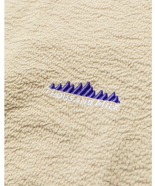 THOUSAND MILE（サウザンドマイル）の「[L's]SHORT SLEEVE OP SEERSUCKER/ショートスリーブワンピース シアサッカー（ワンピース・レディース・ブラック/ブラウン/ネイビー/イエロー・FREE）」の6枚目の写真