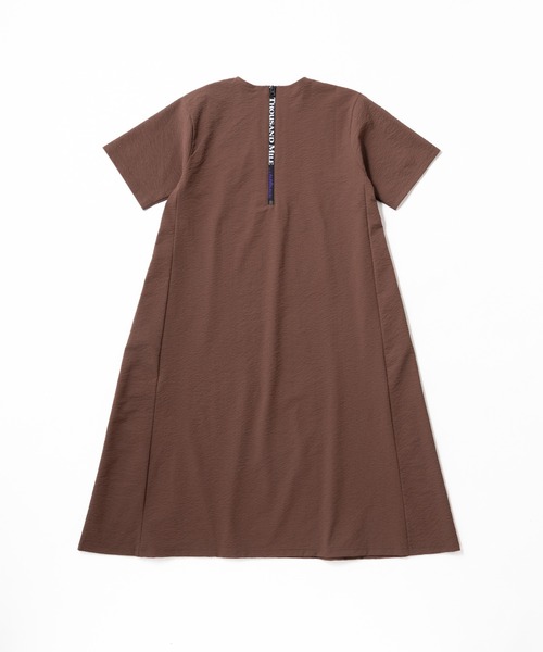 THOUSAND MILE（サウザンドマイル）の「[L's]SHORT SLEEVE OP SEERSUCKER/ショートスリーブワンピース シアサッカー（ワンピース・レディース・ブラック/ブラウン/ネイビー/イエロー・FREE）」の19枚目の写真