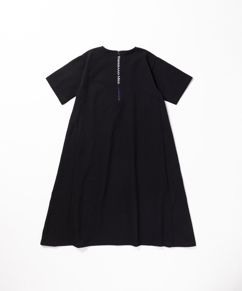 THOUSAND MILE（サウザンドマイル）の「[L's]SHORT SLEEVE OP SEERSUCKER/ショートスリーブワンピース シアサッカー（ワンピース・レディース・ブラック/ブラウン/ネイビー/イエロー・FREE）」の20枚目の写真