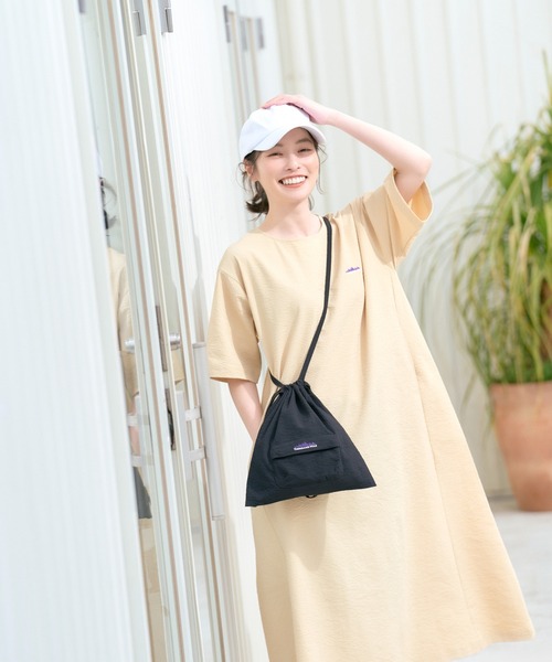 THOUSAND MILE（サウザンドマイル）の「[L's]SHORT SLEEVE OP SEERSUCKER/ショートスリーブワンピース シアサッカー（ワンピース・レディース・ブラック/ブラウン/ネイビー/イエロー・FREE）」の13枚目の写真