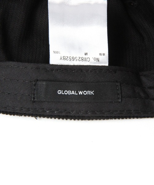 GLOBAL WORK（グローバルワーク）の「UVコーデュロイCAP/592786（キャップ・レディース・ネイビー/ベージュ/レッド/ダークブラウン/ブラック/オフホワイト・FREE）」の15枚目の写真