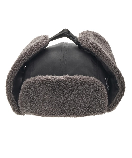 DC SHOES(ディーシーシューズ)の「25 KD WR PILOT CAP /DCキッズロゴ刺繍ファーパイロットキャップ(キャップ・キッズ・ブラック×ブラック/ブラック系その他・FREE)」の8枚目の写真