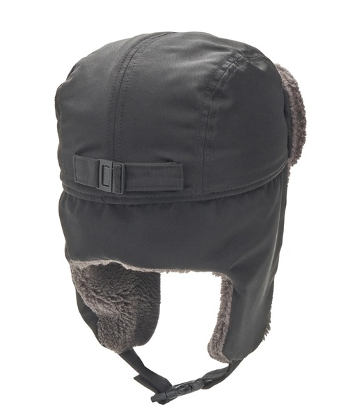 DC SHOES(ディーシーシューズ)の「25 KD WR PILOT CAP /DCキッズロゴ刺繍ファーパイロットキャップ(キャップ・キッズ・ブラック×ブラック/ブラック系その他・FREE)」の13枚目の写真