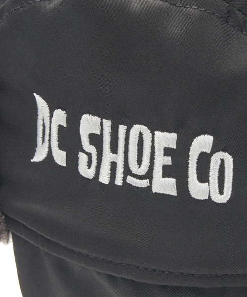 DC SHOES(ディーシーシューズ)の「25 KD WR PILOT CAP /DCキッズロゴ刺繍ファーパイロットキャップ(キャップ・キッズ・ブラック×ブラック/ブラック系その他・FREE)」の10枚目の写真