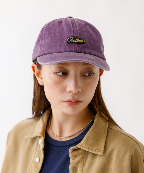 PENDLETON（ペンドルトン）の「【PENDLETON / ペンドルトン】PDT-PIGMENT LOGO WPN CAP / ピグメント ロゴ キャップ（キャップ・メンズ・ブラウン/ベージュ/パープル・フリー）」の3枚目の写真