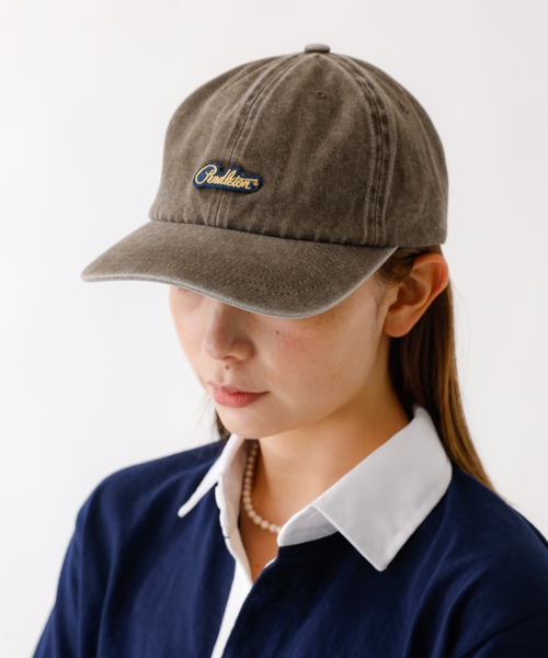 PENDLETON（ペンドルトン）の「【PENDLETON / ペンドルトン】PDT-PIGMENT LOGO WPN CAP / ピグメント ロゴ キャップ（キャップ・メンズ・ブラウン/ベージュ/パープル・フリー）」の2枚目の写真