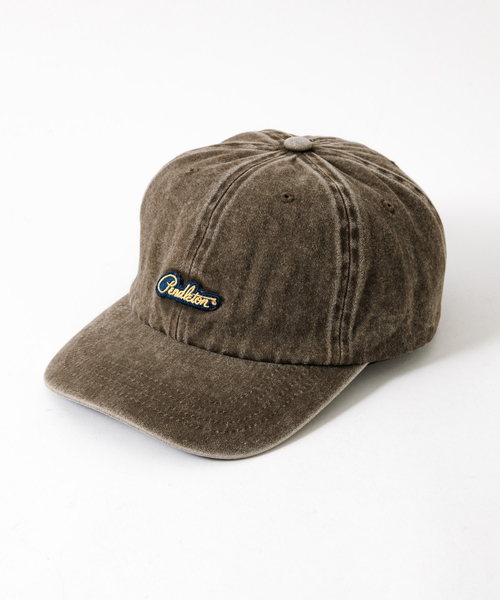 PENDLETON（ペンドルトン）の「【PENDLETON / ペンドルトン】PDT-PIGMENT LOGO WPN CAP / ピグメント ロゴ キャップ（キャップ・メンズ・ブラウン/ベージュ/パープル・フリー）」の4枚目の写真