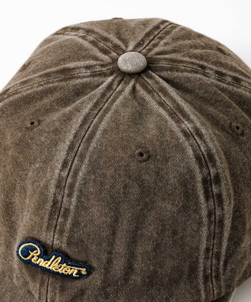 PENDLETON（ペンドルトン）の「【PENDLETON / ペンドルトン】PDT-PIGMENT LOGO WPN CAP / ピグメント ロゴ キャップ（キャップ・メンズ・ブラウン/ベージュ/パープル・フリー）」の9枚目の写真