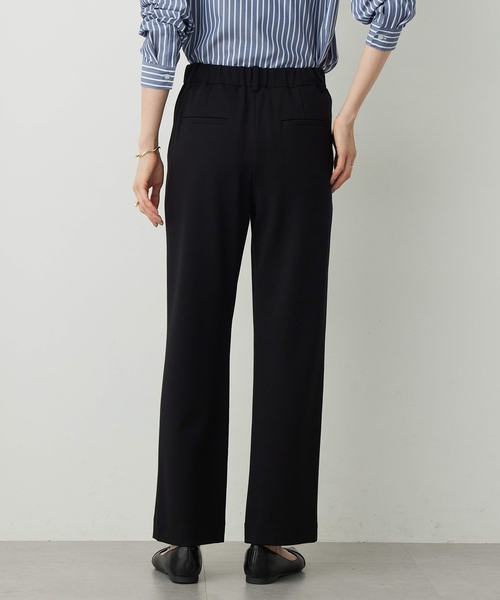 A/C DESIGN BY ALPHA CUBIC(エーシーデザインバイアルファキュービック)の「【アルファブリック】ストレッチストレートパンツ【ウエストゴム・セットアップ対応】(その他パンツ・レディース・ブラック・61/64/67/70)」の4枚目の写真