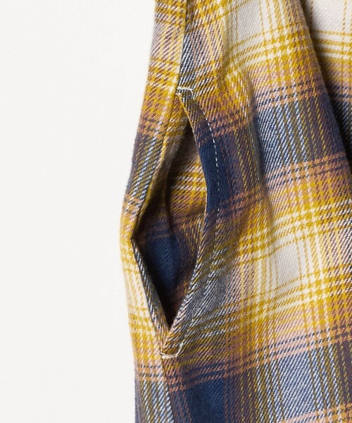 green label relaxing(グリーンレーベルリラクシング)の「オンブレチェック ワンピース / キッズ 100cm-160cm(ワンピース・キッズ・イエロー/ケリーグリーン・150cm/110cm/140cm/160cm/130cm/100cm/120cm)」の19枚目の写真