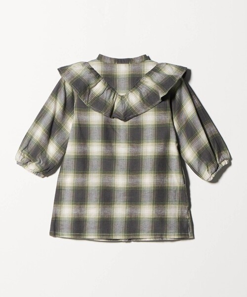 green label relaxing(グリーンレーベルリラクシング)の「オンブレチェック ワンピース / キッズ 100cm-160cm(ワンピース・キッズ・イエロー/ケリーグリーン・150cm/110cm/140cm/160cm/130cm/100cm/120cm)」の22枚目の写真