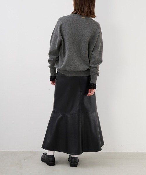 【新品・タグ付き】今期新作 完売サイズ BRIEFING スカート ブラック S ウォッシャブル】ウォッシャブルWジョーゼット セミフレア